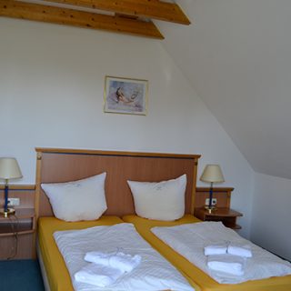 Schlafzimmer der 54qm Wohnung